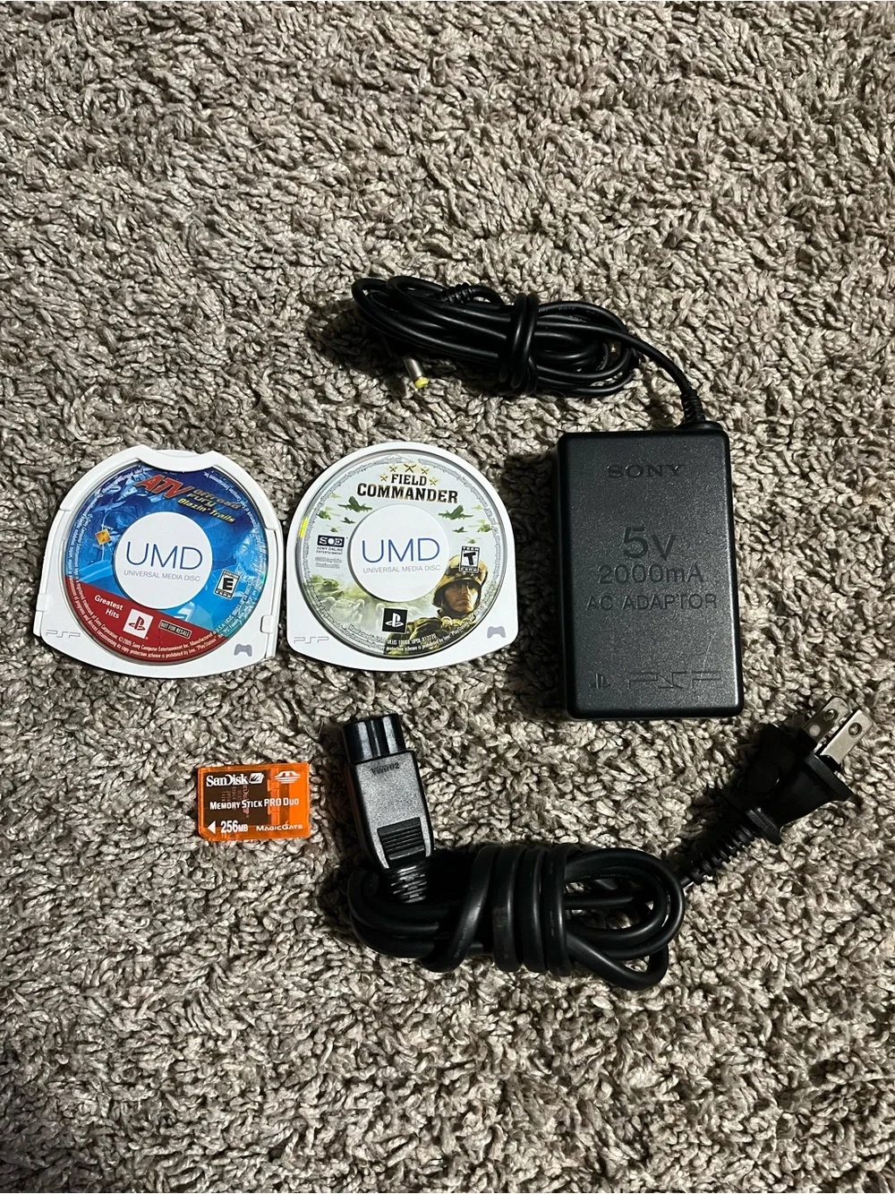 PSP 1001 Tested With Box, Charger, and Games
